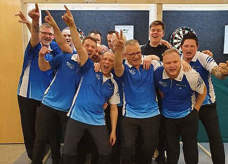 Darts: Aufstieg des A-Teams in die Bundesliga Nord