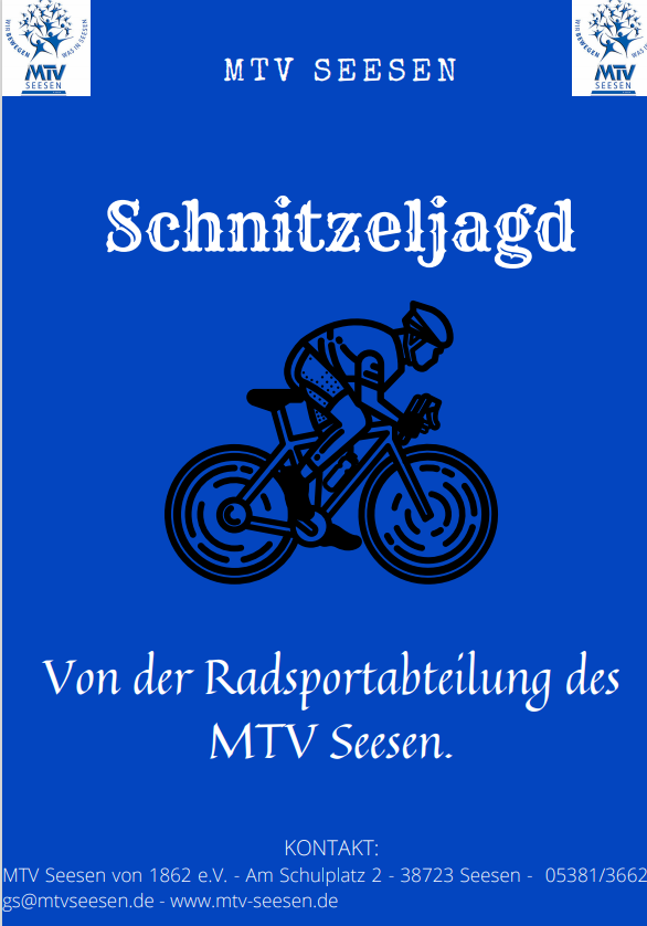Schnitzeljagd der Radsportabteilung und Stadtradeln
